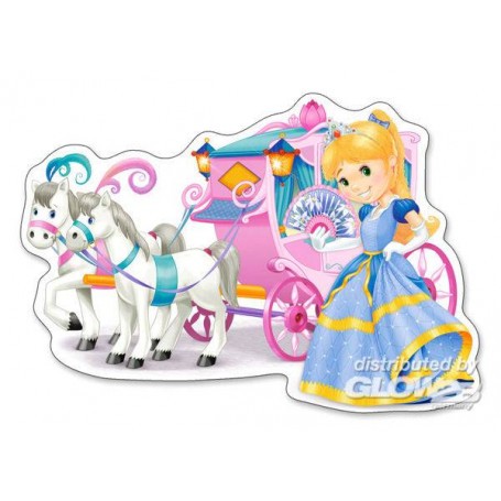 Princess Carriage,Puzzle 12 Teile maxi  Puzzle