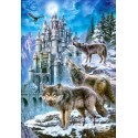 Wolves and Castle,Puzzle 1500 Teile  Puzzle
