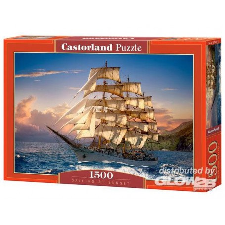 Sailing at Sunset, Puzzle 1500 Teile  Puzzle