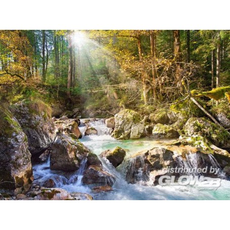 The forest stream,Puzzle 2000 Teile  Puzzle