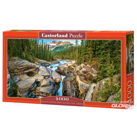 Mistaya Canyon, Banff National Park, Canada 4000 Piece Puzzle 