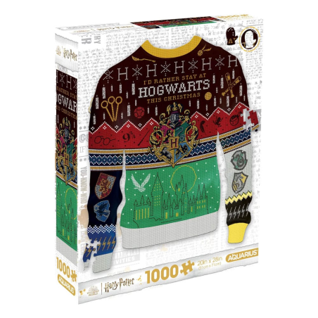 Harry Potter puzzle Ugly Christmas Sweater Hogwarts (1000 pieces)